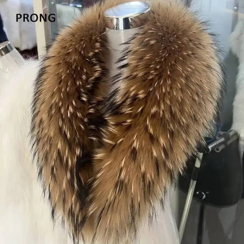 Winter Clothing Pk - Воротник из натурального меха енота шарф