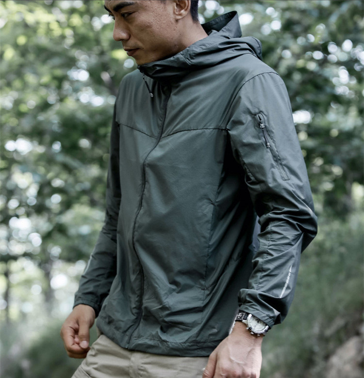 Windproof Jacket Softshell - FSTAR-Мужская дышащая Солнцезащитная одежда, тактическая ветровка,