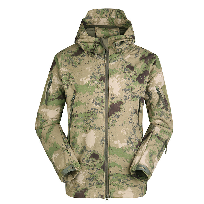 Windproof Jacket Softshell - Мужской камуфляжный комплект Tactical Tom для