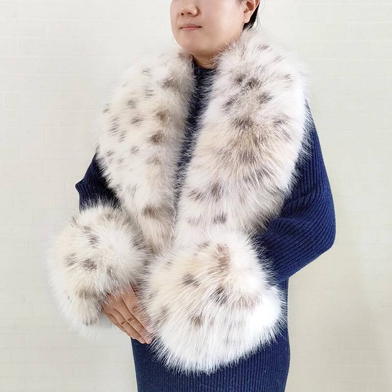 Winter Clothing Pk - Большой женский шарф из искусственного лисьего