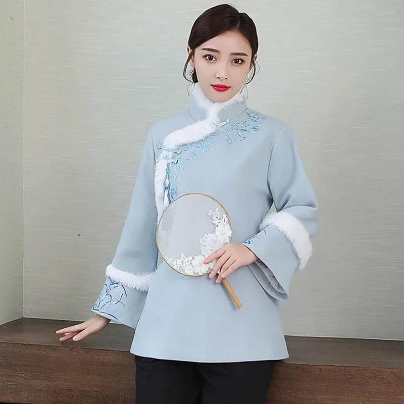 Winter Clothing Youtube - 2026 Топы Cheongsam, новогодняя одежда для