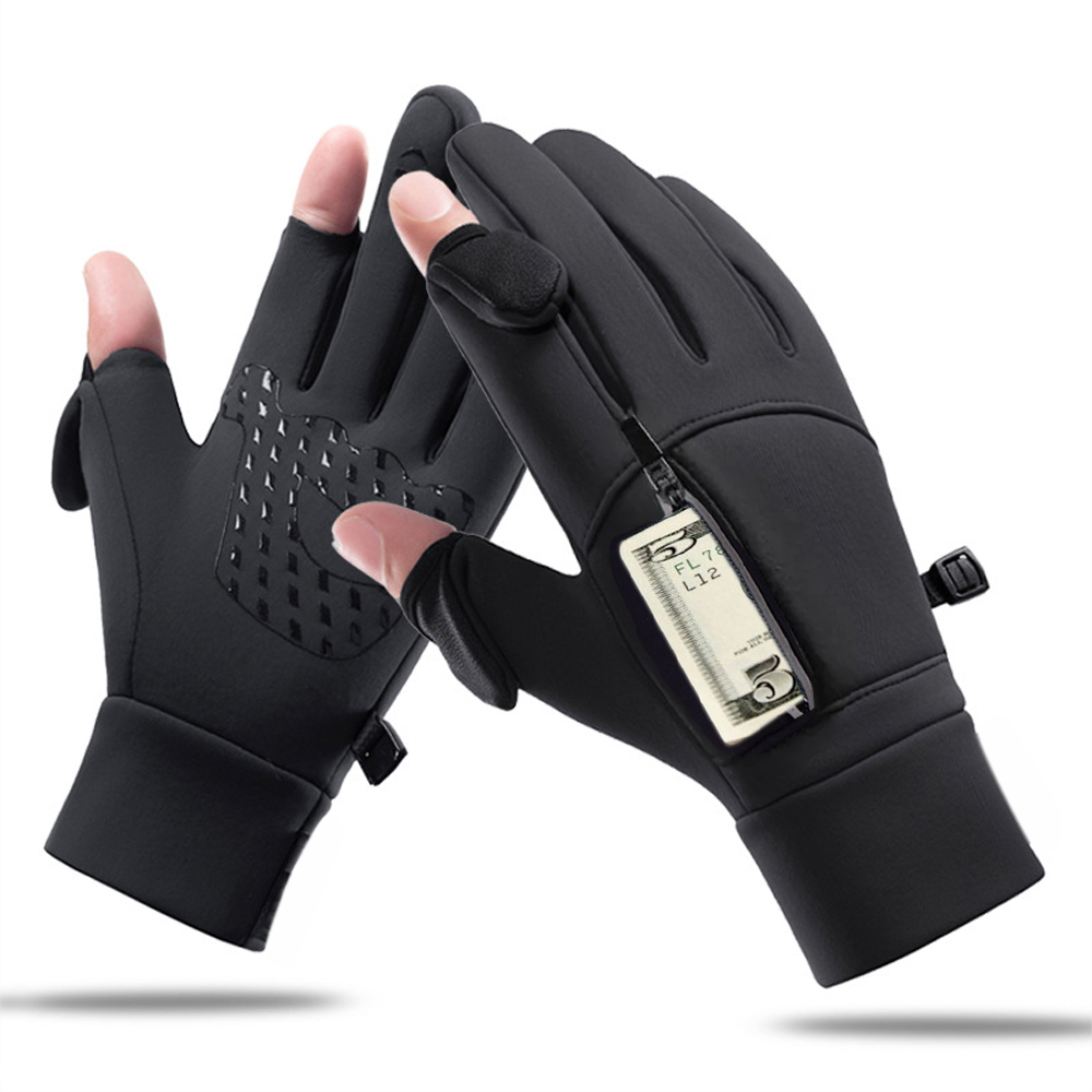 Waterproof Mitten Ski - Зимние теплые перчатки с откидными пальцами,