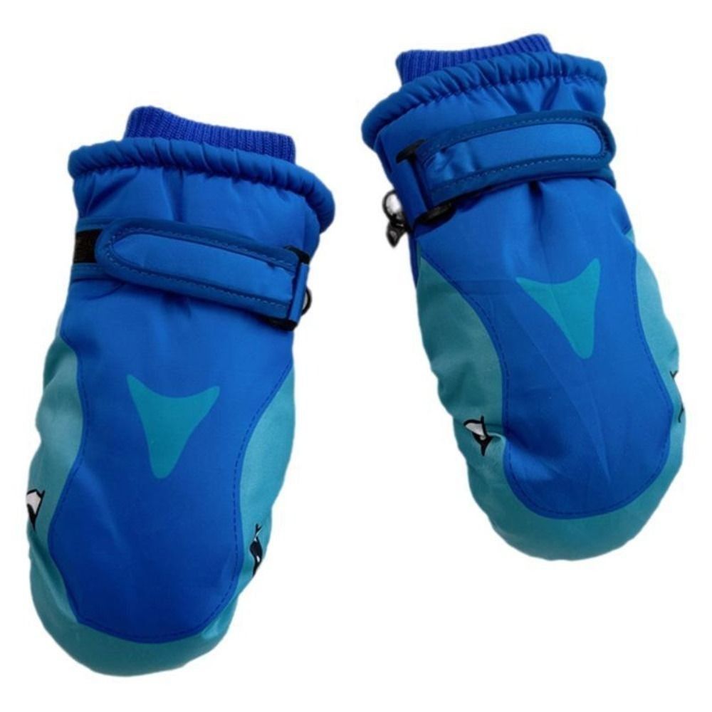 Waterproof Mitten Ski - Детские лыжные перчатки с мультяшным рисунком,