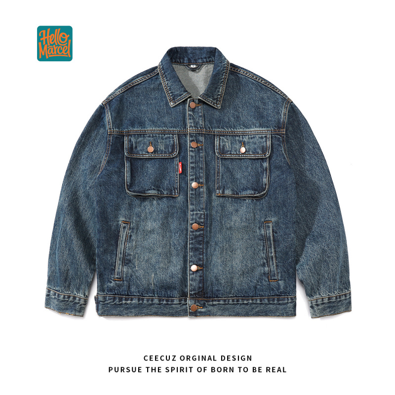 Winter Clothing Work - Джинсовая куртка HELLOMARCEL EU US Size,