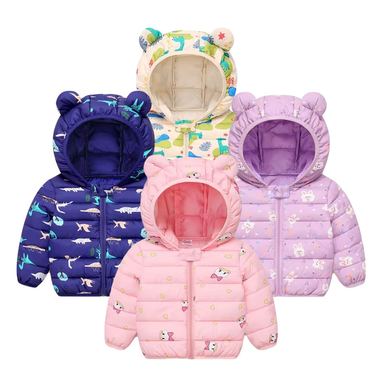 Winter Clothing Toddler - Детское хлопковое пальто, пуховик с героями