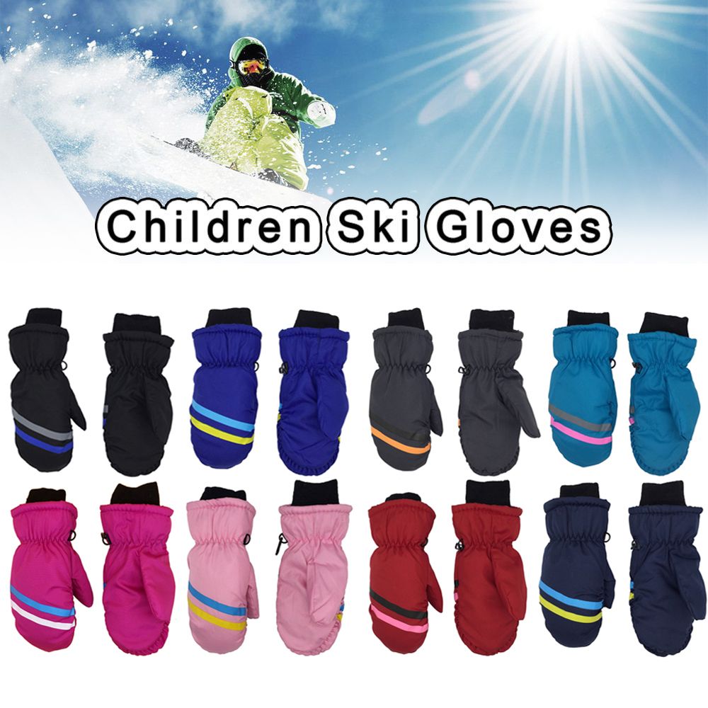 Waterproof Mitten Ski - Новые детские зимние теплые перчатки для