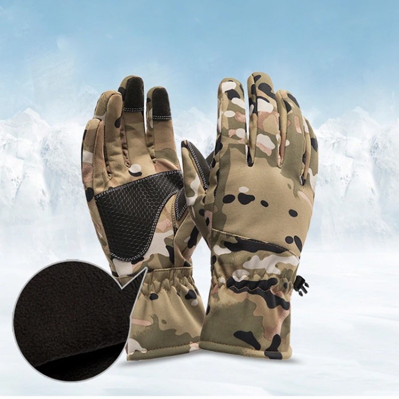 Новые зимние тактические камуф – обзор и цена Waterproof Mitten Ski