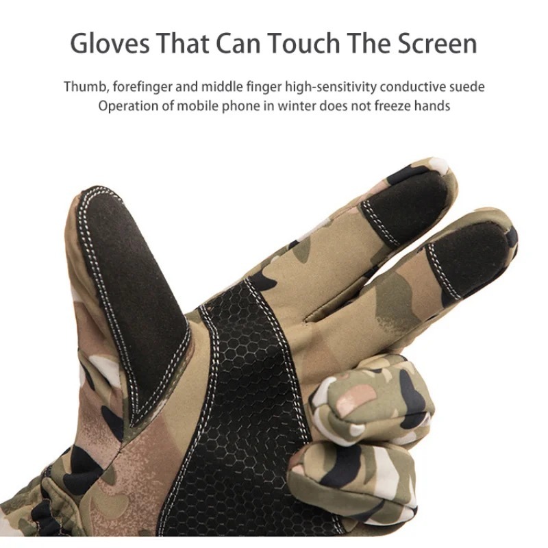 Новые зимние тактические камуф – обзор и цена Waterproof Mitten Ski