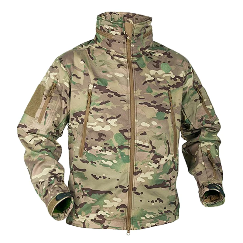Мужские зимне-осенние флисовые – обзор и цена Windproof Jacket Softshell