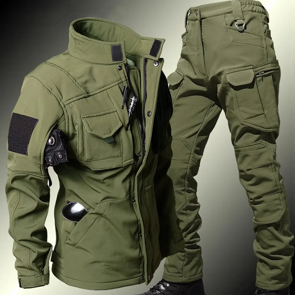 Мужские тактические комплекты, – обзор и цена Windproof Jacket Softshell