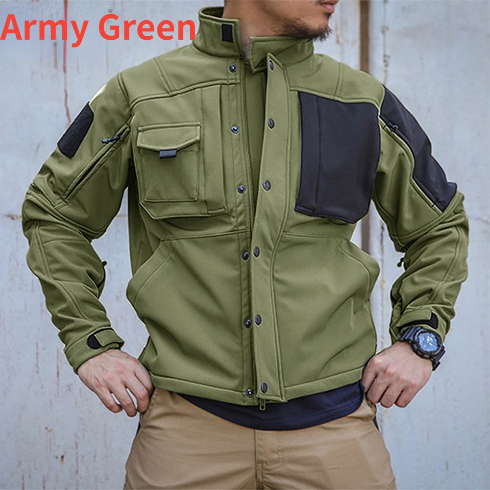 Мужские тактические комплекты, – обзор и цена Windproof Jacket Softshell