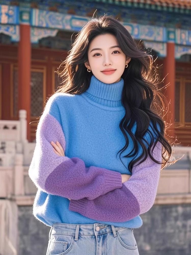 Стильные свитера контрастных ц – обзор и цена Winter Clothing Colors