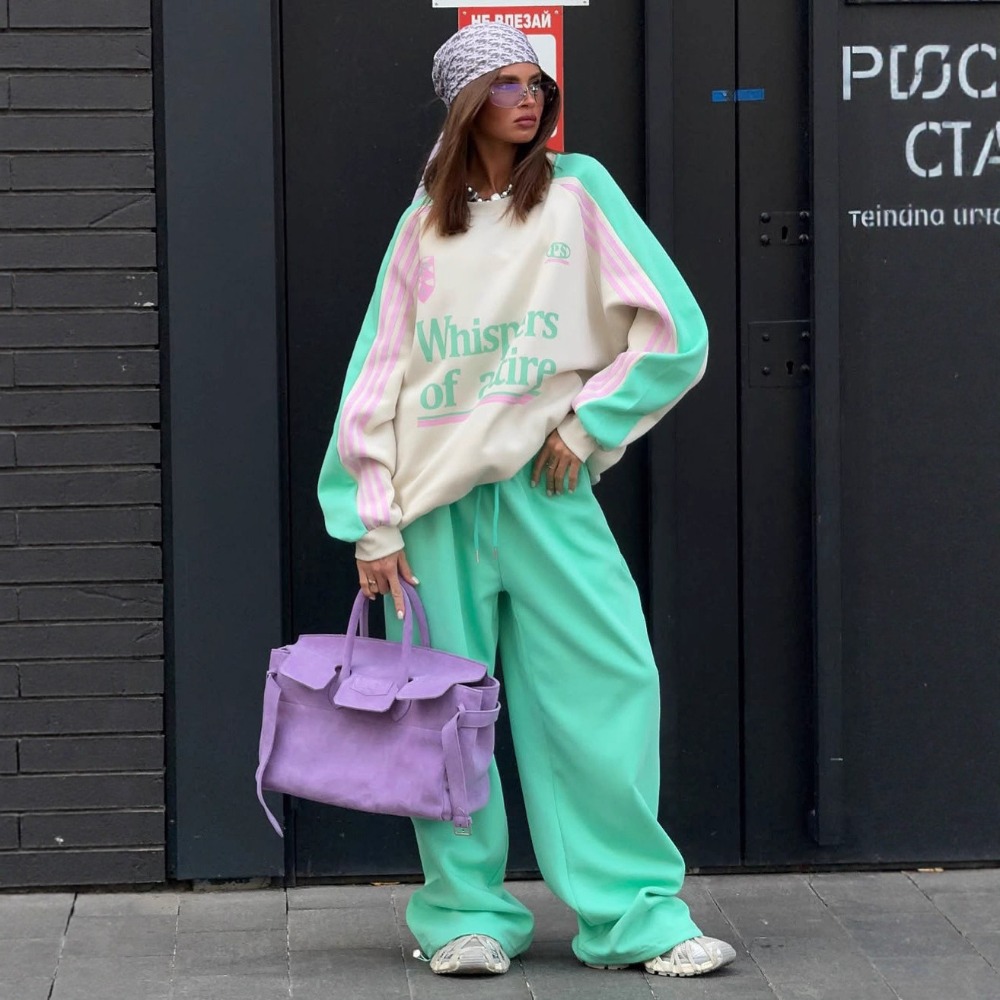 Модный контрастный свитшот, бр – обзор и цена Y2K Winter Clothing