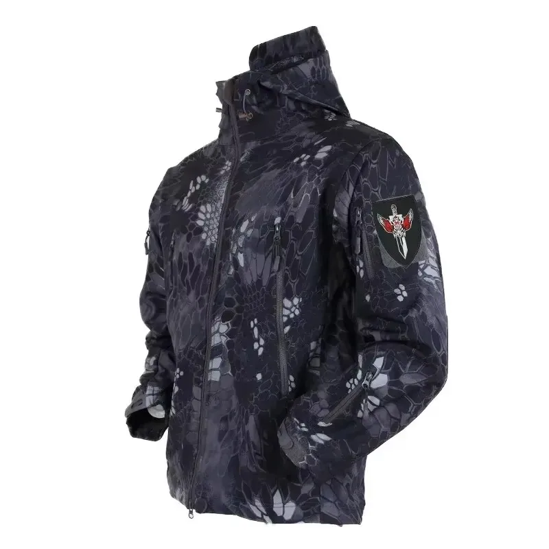 5XL 6XL CP Camouflage Soft She – обзор и цена Windproof Jacket Softshell
