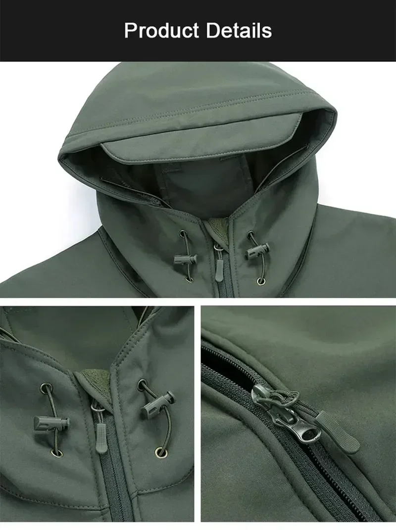 5XL 6XL CP Camouflage Soft She – обзор и цена Windproof Jacket Softshell
